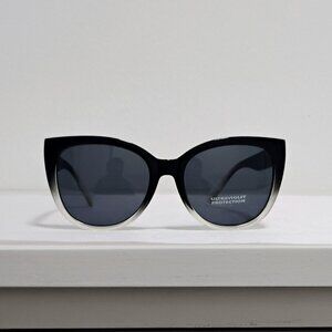 New Women's Ultraviolet Protection Sunglasses Two Tone Black
